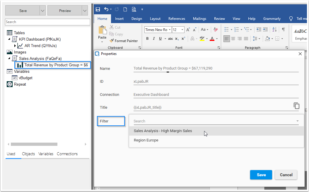 Qalyptus Word Template File