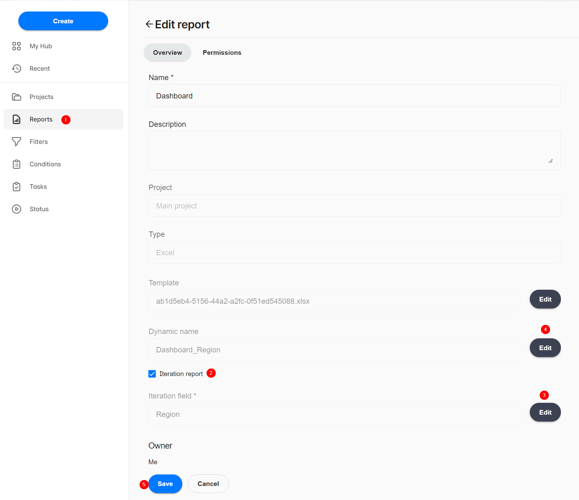 Qalyptus Cloud- Create a Iteration report