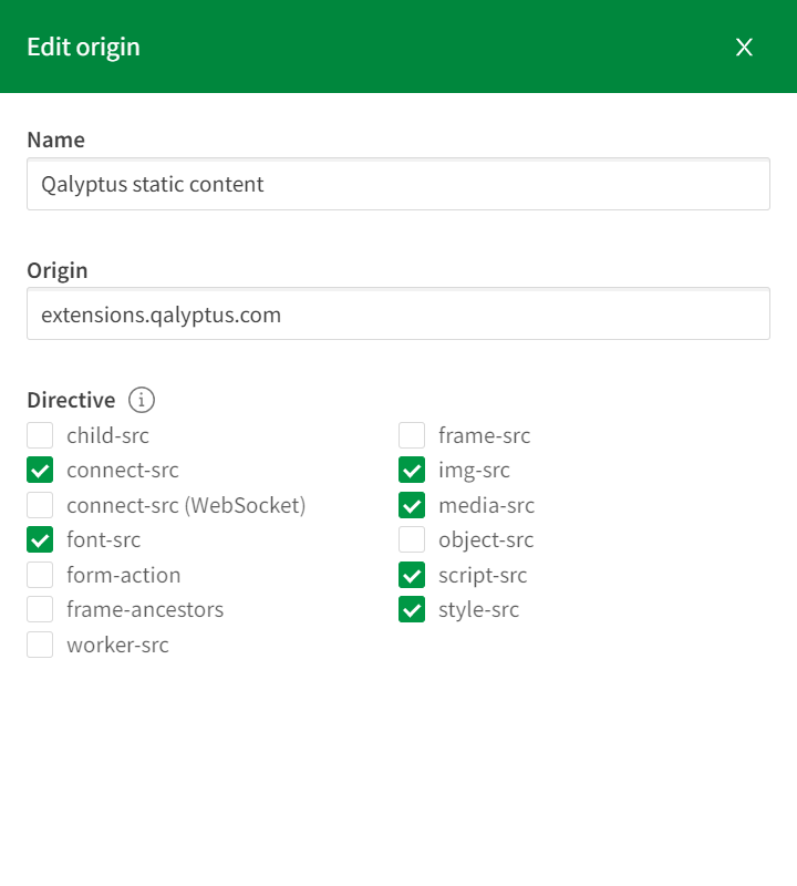 CSP rule for Qalyptus static files