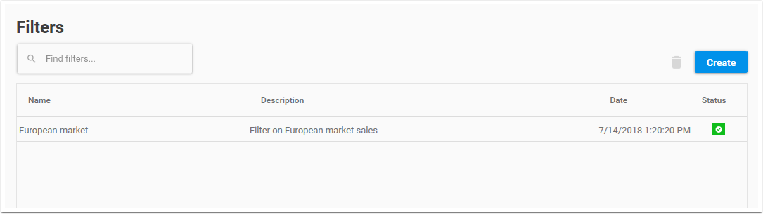 Qalyptus Filters Result