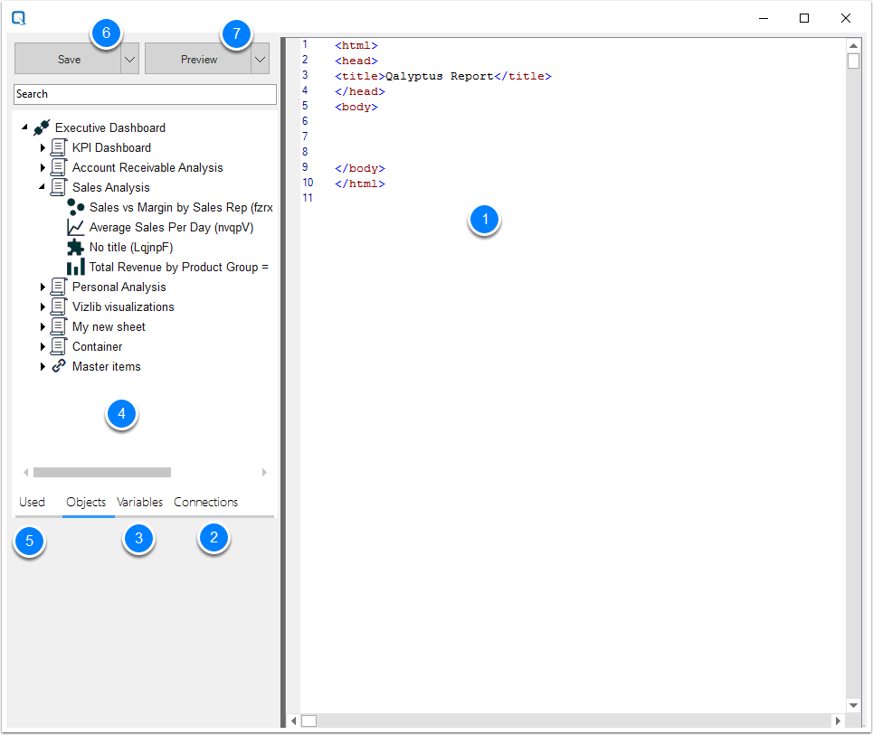 Qalyptus HTML Template File