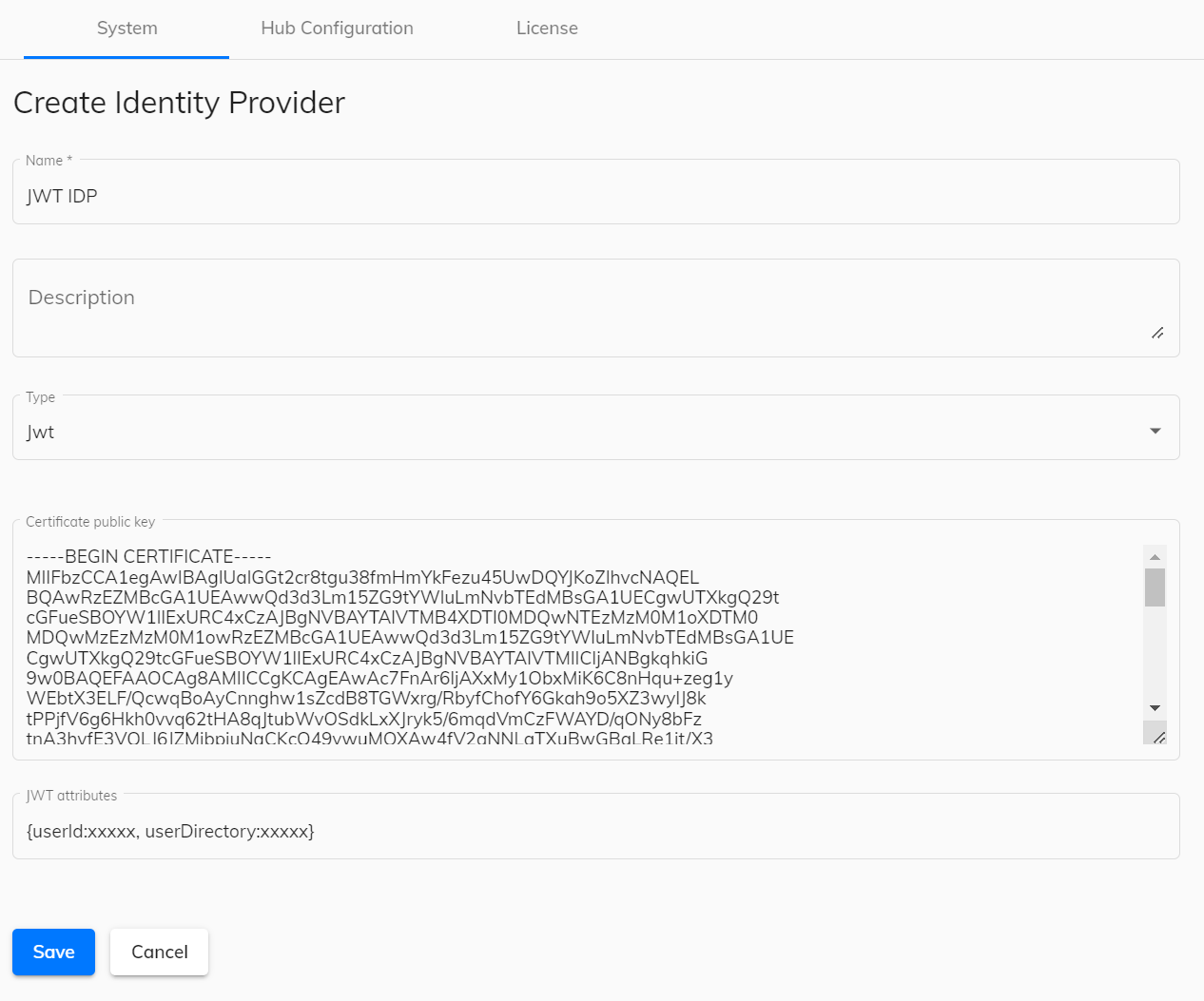 Qalyptus Server - Create JWT Identity  provider