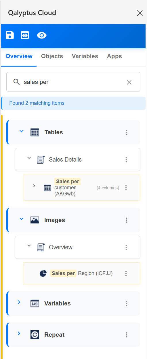Recherche améliorée