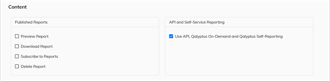 API permissions