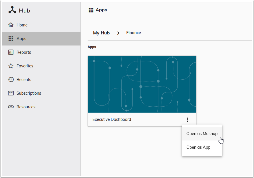 Qalyptus Server App Mashup Opened